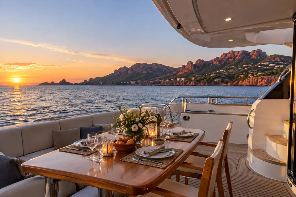 Overnight yacht charter from Mandelieu