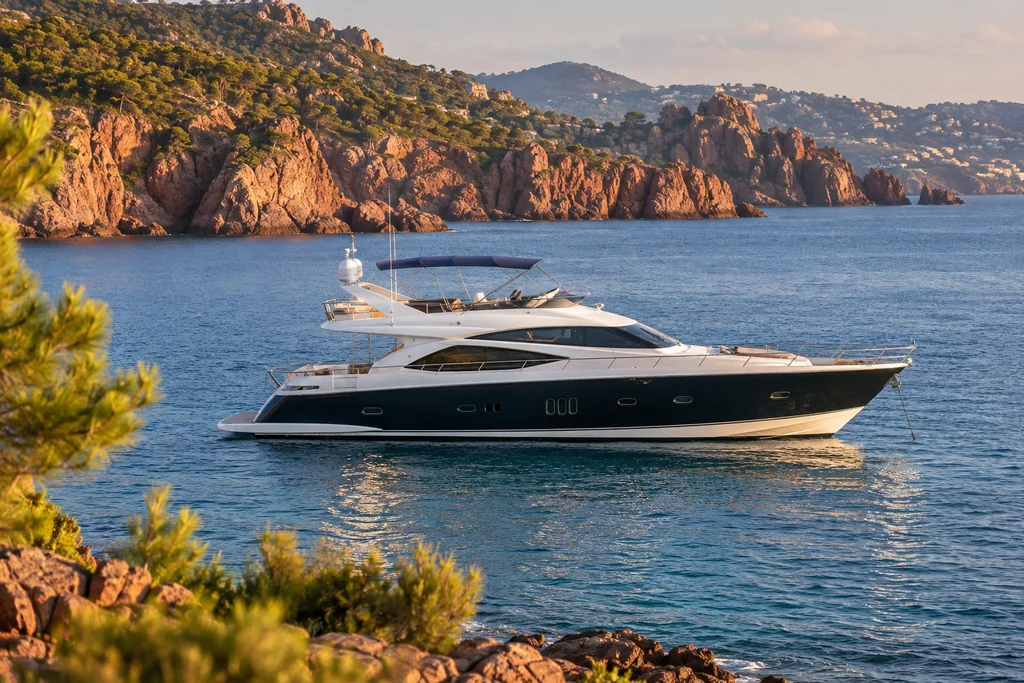 Choisir un yacht à moteur pour Mandelieu